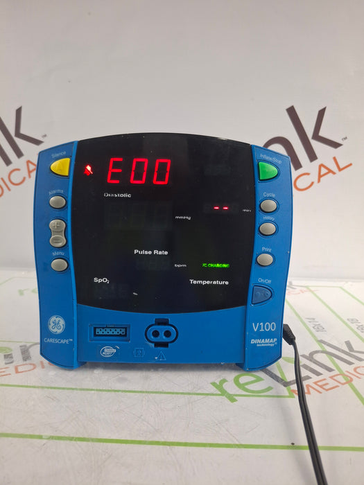 GE Healthcare GE Healthcare Dinamap V100 - NIBP, SpO2 Vital Signs Monitor Patient Monitors reLink Online