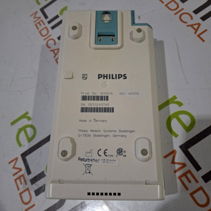 Philips M3001A-A01C06 Fast SpO2, NIBP, ECG, Temp, IBP MMS Module