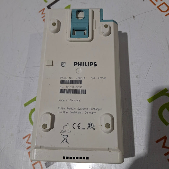 Philips M3001A-A01C06 Fast SpO2, NIBP, ECG, Temp, IBP MMS Module