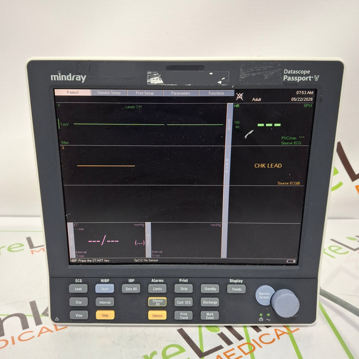Mindray Passport V Patient Monitor