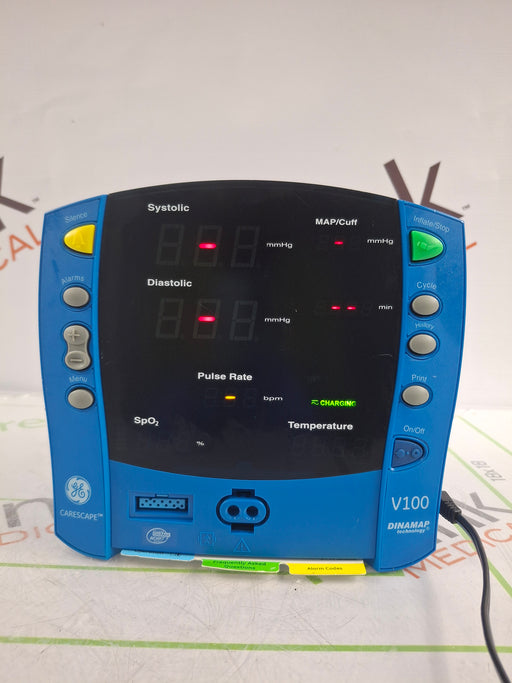 GE Healthcare GE Healthcare Dinamap V100 - NIBP, SpO2 Vital Signs Monitor Patient Monitors reLink Online
