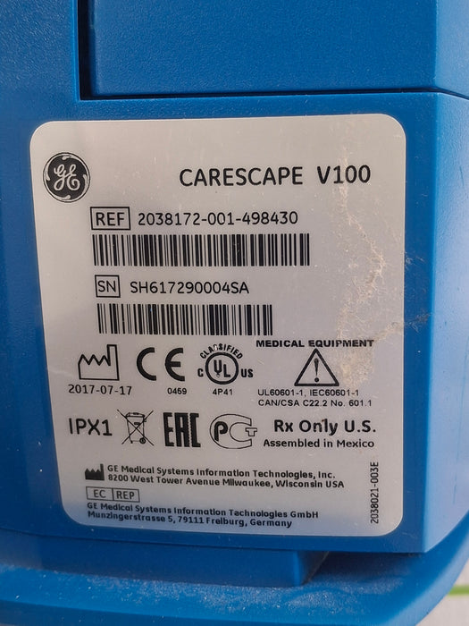 GE Healthcare GE Healthcare Dinamap V100 - NIBP, SpO2 Vital Signs Monitor Patient Monitors reLink Online