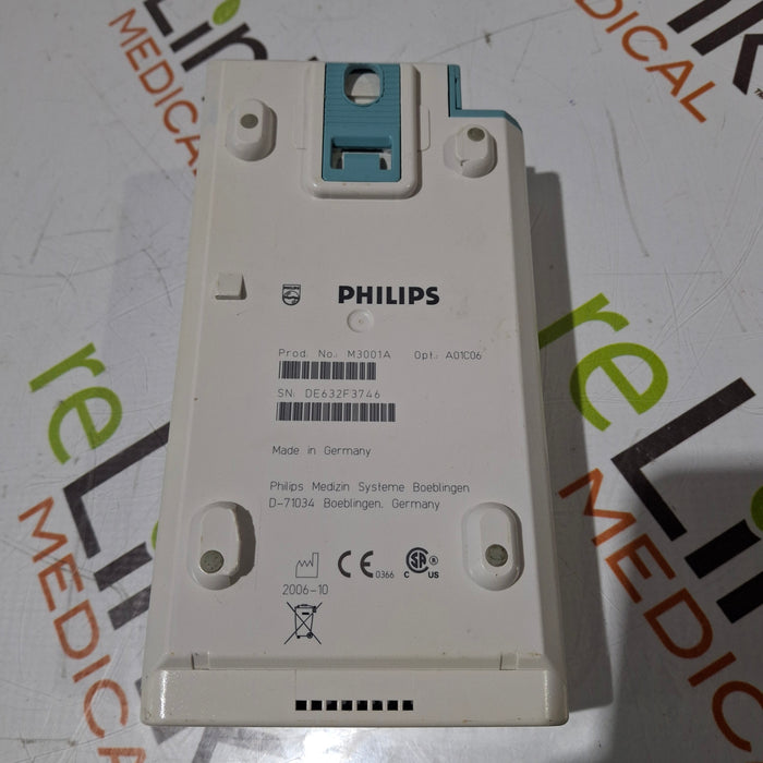 Philips M3001A-A01C06 Fast SpO2, NIBP, ECG, Temp, IBP MMS Module