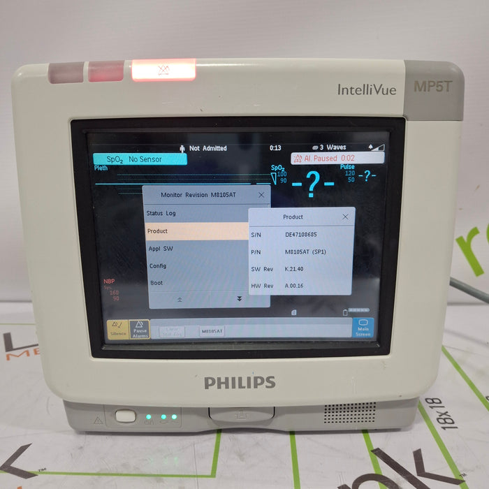 Philips IntelliVue MP5T Patient Monitor