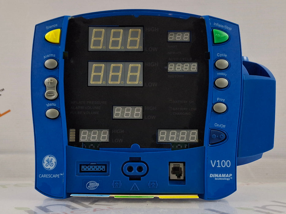 GE Healthcare Dinamap V100 - NIBP, SpO2, Temp Vital Signs Monitor