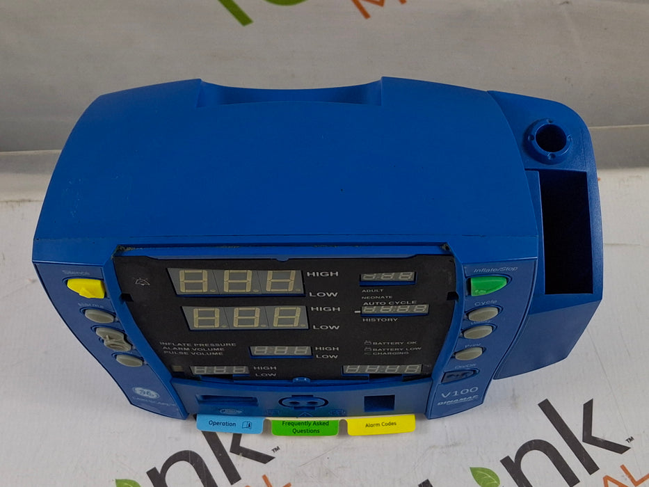 GE Healthcare Dinamap V100 - NIBP, SpO2, Temp Vital Signs Monitor