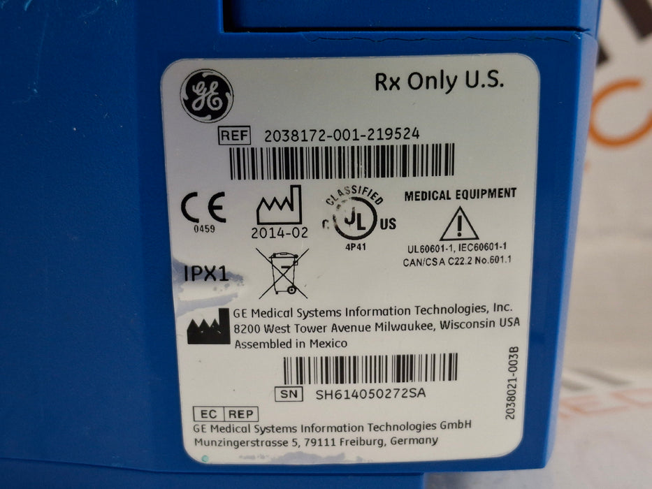 GE Healthcare Dinamap V100 - NIBP, SpO2, Temp Vital Signs Monitor