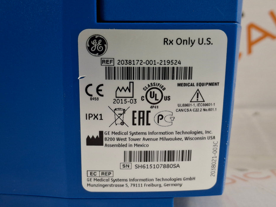 GE Healthcare Dinamap V100 - NIBP, SpO2, Temp Vital Signs Monitor