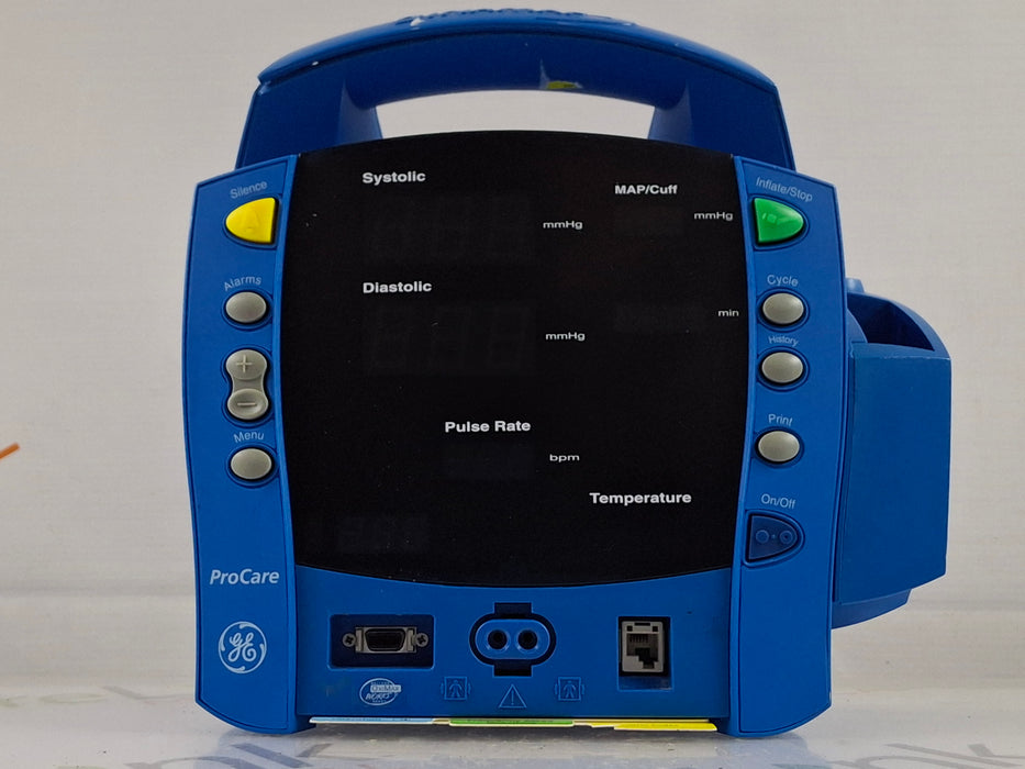 GE Healthcare Dinamap V100 - NIBP, SpO2, Temp Vital Signs Monitor