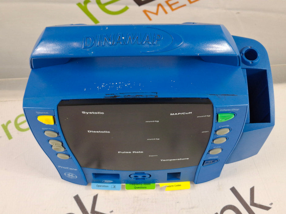 GE Healthcare Dinamap V100 - NIBP, SpO2, Temp Vital Signs Monitor