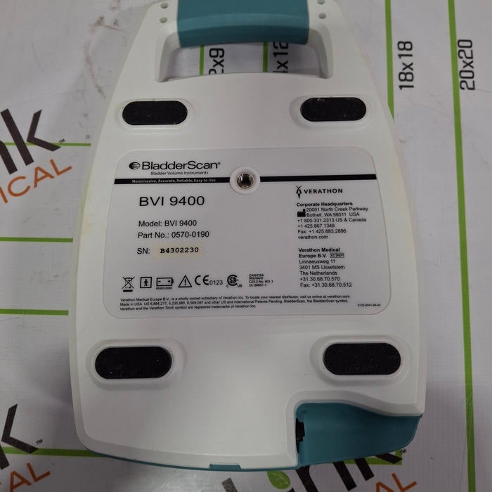 Verathon Medical, Inc BVI 9400 Bladderscan