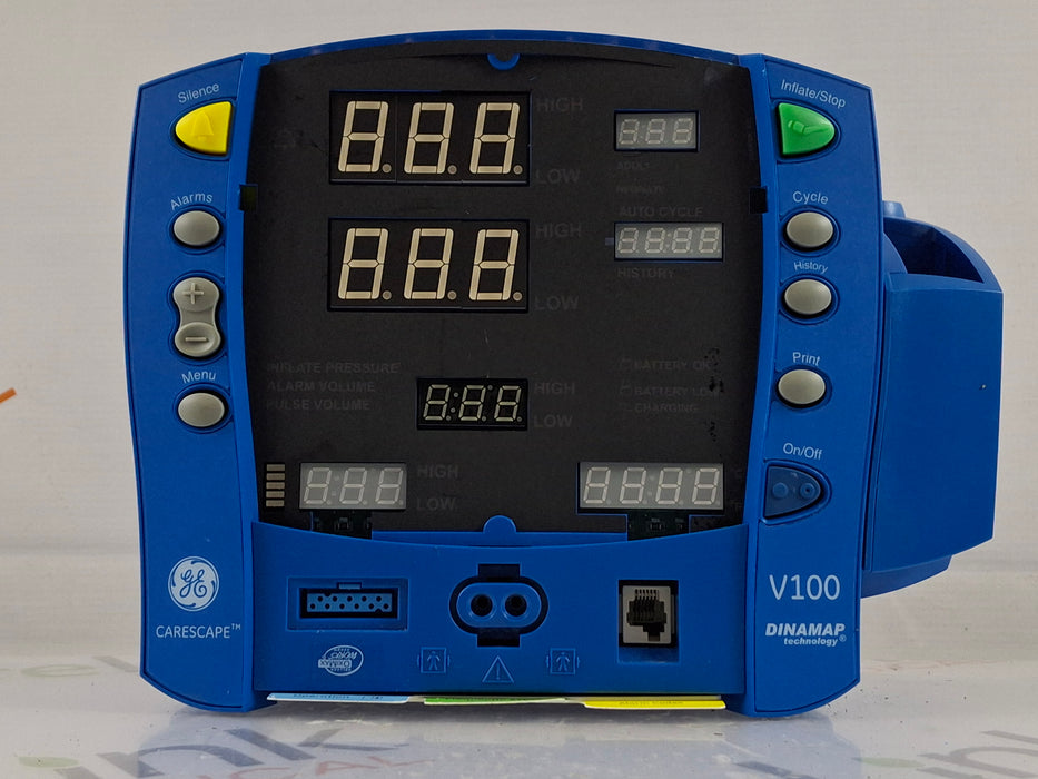 GE Healthcare Dinamap V100 - NIBP, SpO2, Temp Vital Signs Monitor