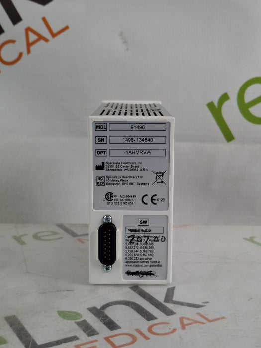 Spacelabs Healthcare Spacelabs Healthcare 91496 Multiparameter Module Patient Monitors reLink Online