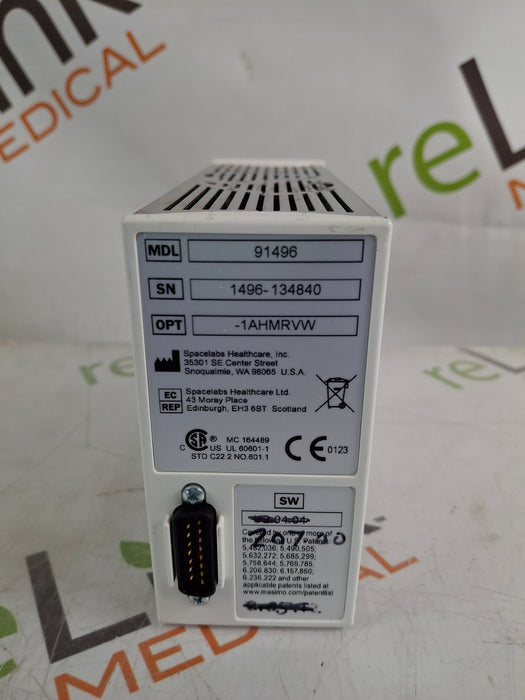 Spacelabs Healthcare Spacelabs Healthcare 91496 Multiparameter Module Patient Monitors reLink Online