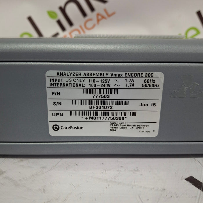 CareFusion 777503 Vmax Encore Analyzer Assembly 20C