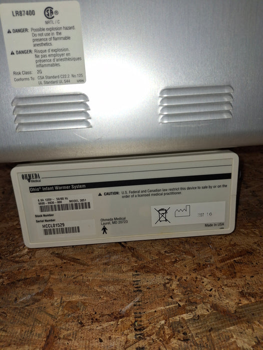 Ohmeda Medical Ohmeda Medical Ohio 3051 Infant Warmer Infant Warmers and Incubators reLink Online