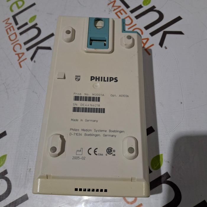 Philips M3001A-A01C06 Fast SpO2, NIBP, ECG, Temp, IBP MMS Module