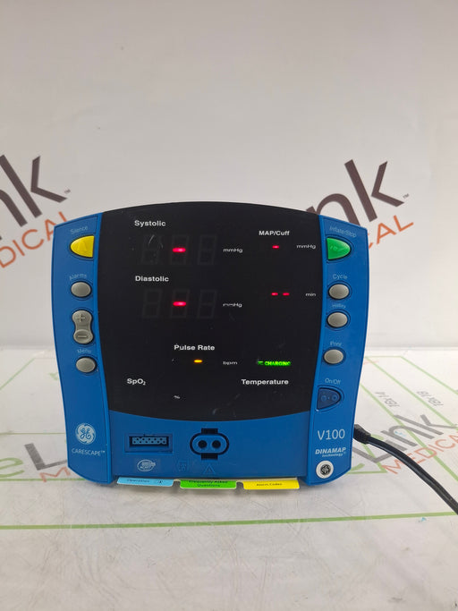GE Healthcare GE Healthcare Dinamap V100 - NIBP, SpO2 Vital Signs Monitor Patient Monitors reLink Online