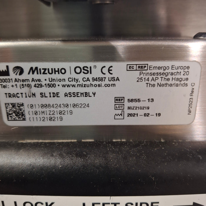 Mizuho OSI Jackson Orthopedic Table Accessory Cart