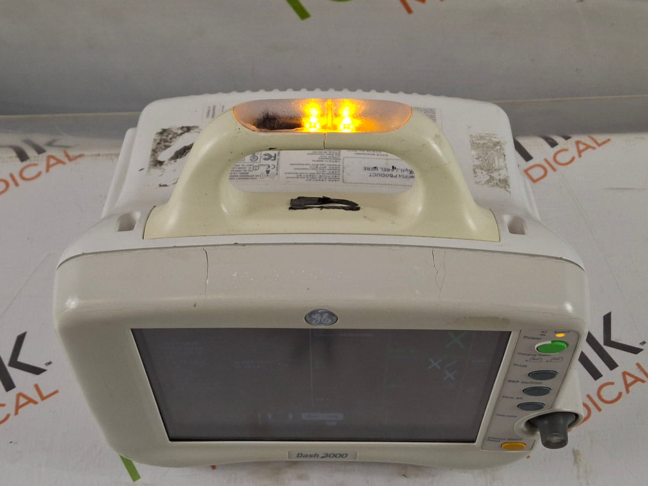 GE Healthcare Dash 3000 - GE/Nellcor SpO2 Patient Monitor
