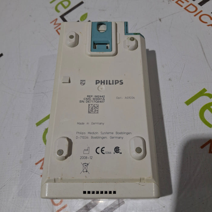 Philips M3001A-A01C06 Fast SpO2, NIBP, ECG, Temp, IBP MMS Module