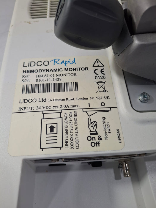 LiDCO Ltd Rapid HemoDynamic Monitor
