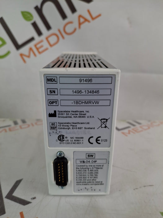 Spacelabs Healthcare Spacelabs Healthcare 91496 Multiparameter Module Patient Monitors reLink Online