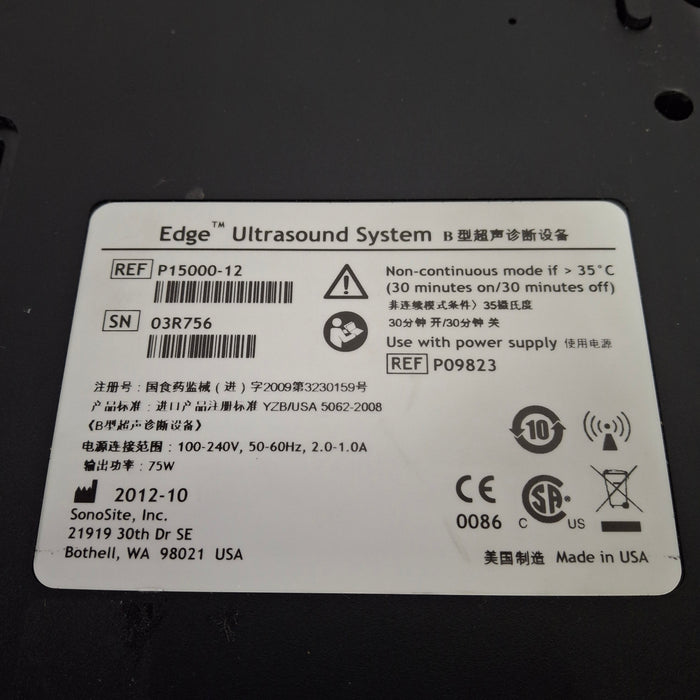 Sonosite Edge Ultrasound