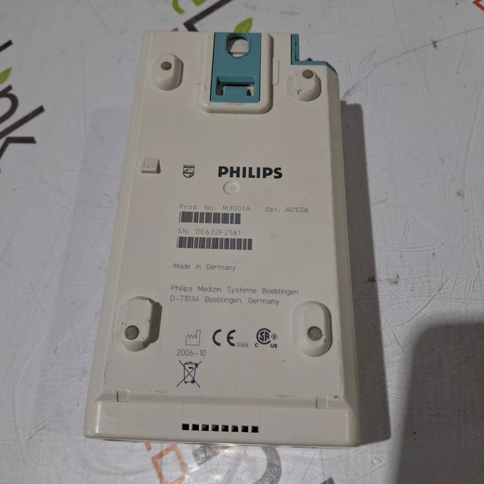 Philips M3001A-A01C06 Fast SpO2, NIBP, ECG, Temp, IBP MMS Module