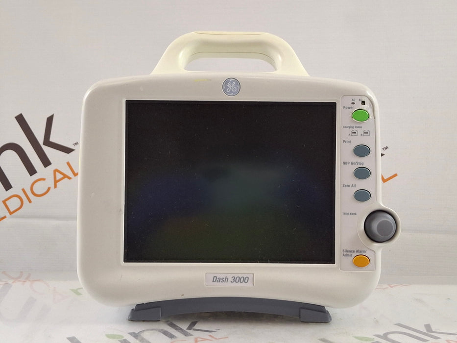 GE Healthcare Dash 3000 - GE/Nellcor SpO2 Patient Monitor