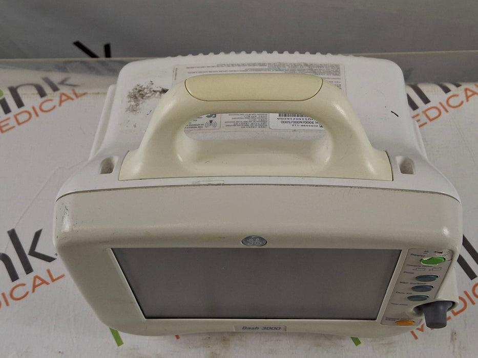 GE Healthcare Dash 3000 - GE/Nellcor SpO2 Patient Monitor