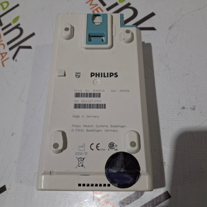 Philips M3001A-A01C06 Fast SpO2, NIBP, ECG, Temp, IBP MMS Module
