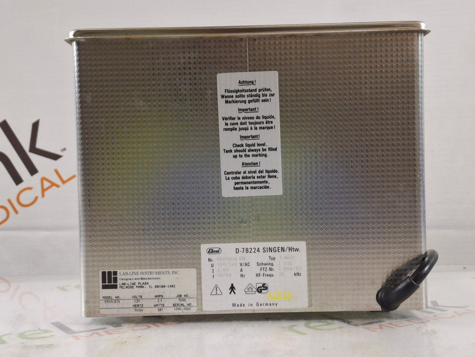 Lab-Line Gen-Probe 9303 Ultrasonic Cleaner