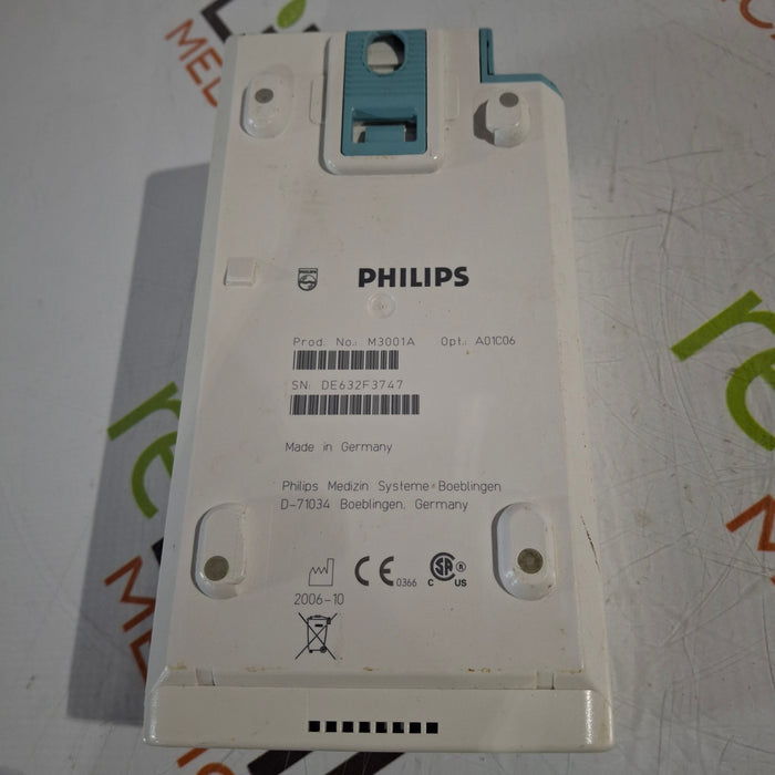 Philips M3001A-A01C06 Fast SpO2, NIBP, ECG, Temp, IBP MMS Module
