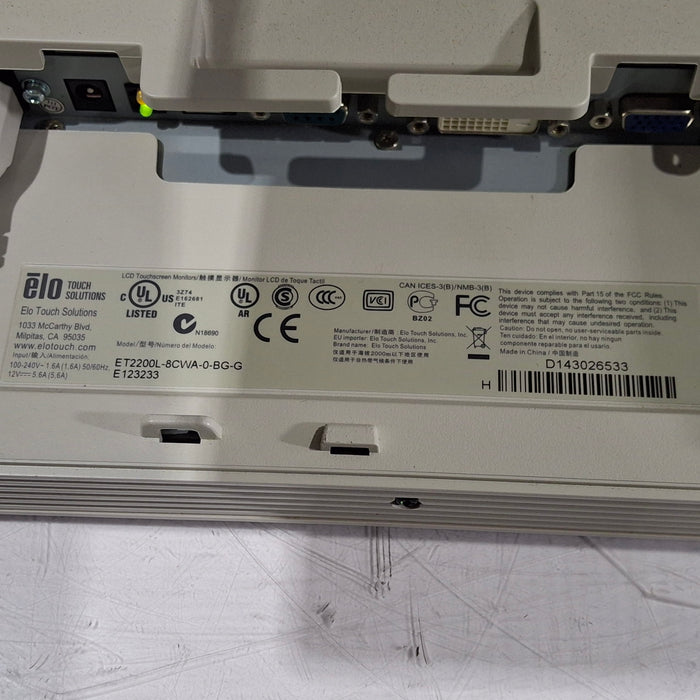 Elo Touch Solutions ET2200L-8CWA-0-BG-G 22" Touch Screen Monitor