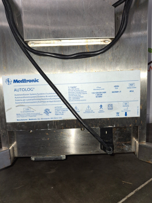 Medtronic AutoLog Autotransfusion System