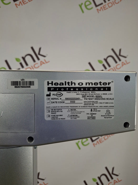Health O Meter Health O Meter 500KL Eye Level Digital Medical Scale Diagnostic Exam Equipment reLink Online
