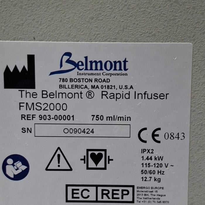 Belmont Instrument Corporation FMS2000 Rapid Infuser