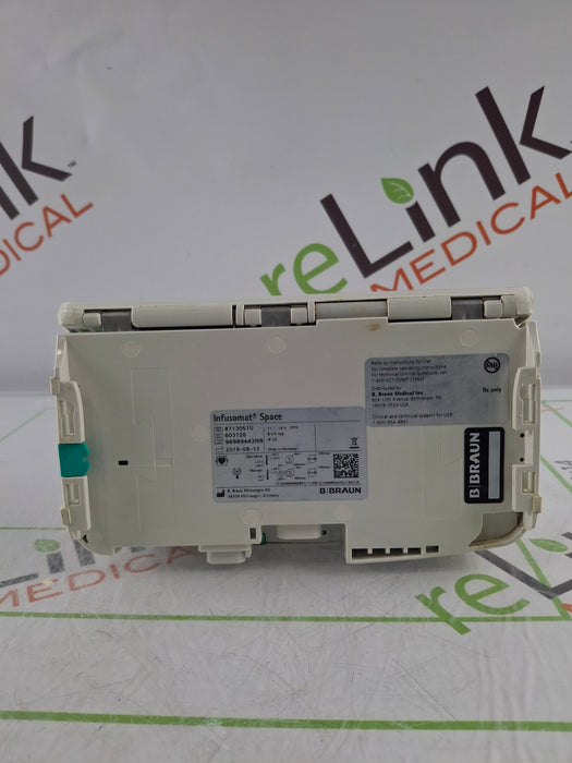B. Braun Infusomat Space w/Pole Clamp & AC Adapter Infusion Pump