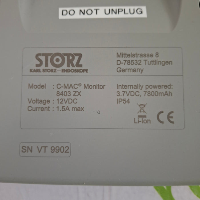 Karl Storz Karl Storz 8403 ZX C-MAC Monitor Rigid Endoscopy reLink Online