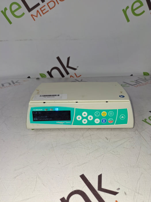 B. Braun Infusomat Space w/Pole Clamp & AC Adapter Infusion Pump