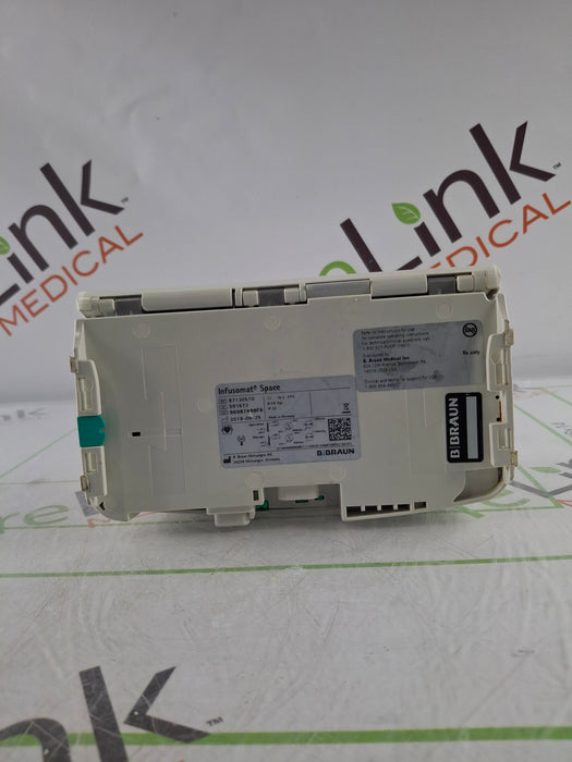B. Braun Infusomat Space w/Pole Clamp & AC Adapter Infusion Pump
