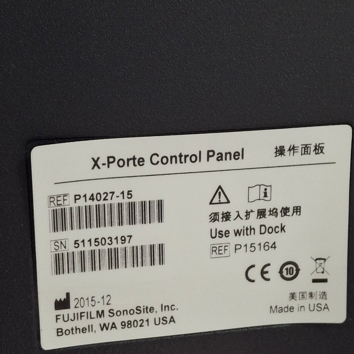Sonosite X-Porte Mobile Cart w/ Control Panel