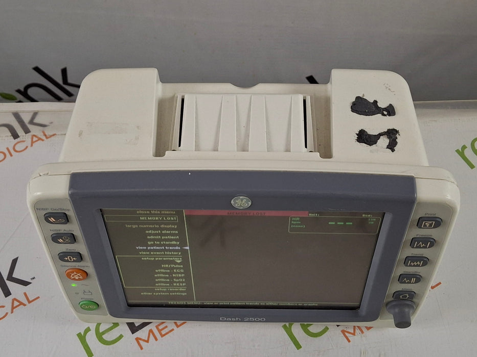 GE Healthcare Dash 2500 Patient Monitor