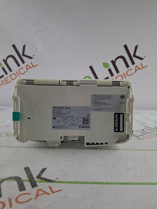 B. Braun Infusomat Space w/Pole Clamp & AC Adapter Infusion Pump
