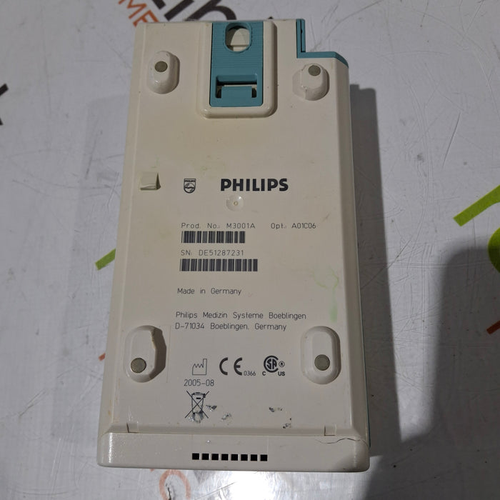 Philips M3001A-A01C06 Fast SpO2, NIBP, ECG, Temp, IBP MMS Module