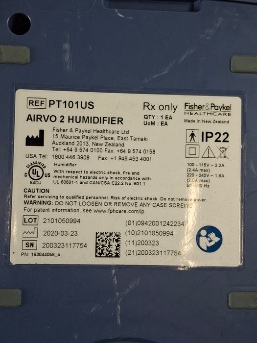 Fisher & Paykel Airvo 2 Humidified High Flow Therapy Unit