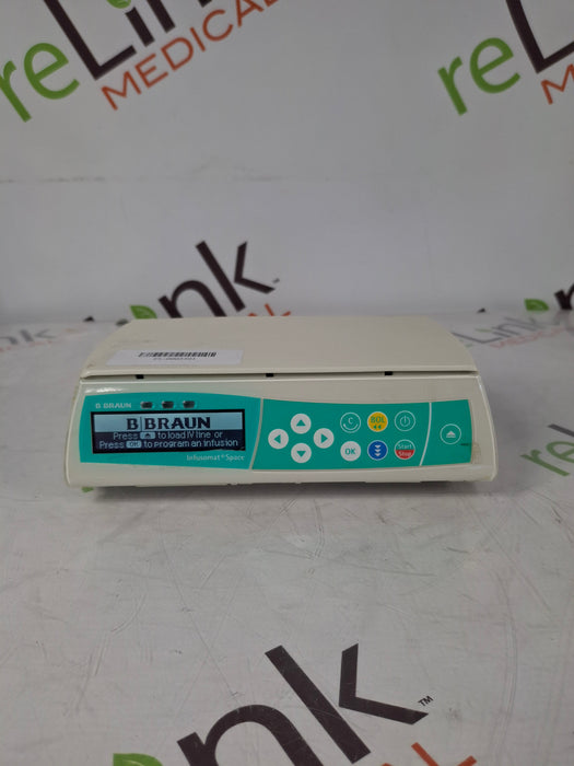 B. Braun Infusomat Space w/Pole Clamp & AC Adapter Infusion Pump