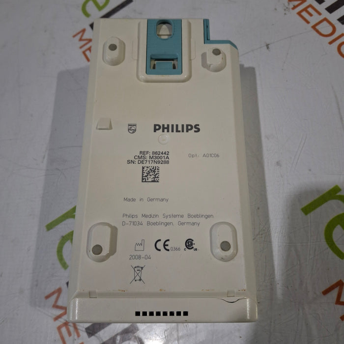 Philips M3001A-A01C06 Fast SpO2, NIBP, ECG, Temp, IBP MMS Module