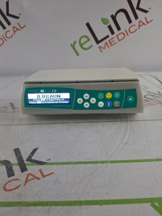 B. Braun Infusomat Space w/Pole Clamp & AC Adapter Infusion Pump